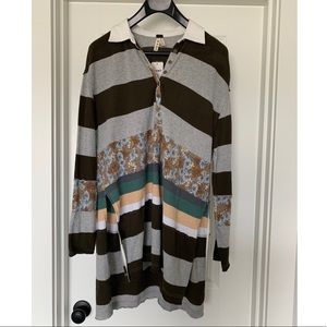 NWT, size M, Free People oversized T-shirt.